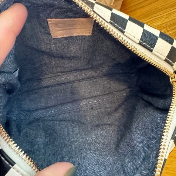 Clare V Checkered Black and White midi sac Crossbody Bag - Picture 10 of 10